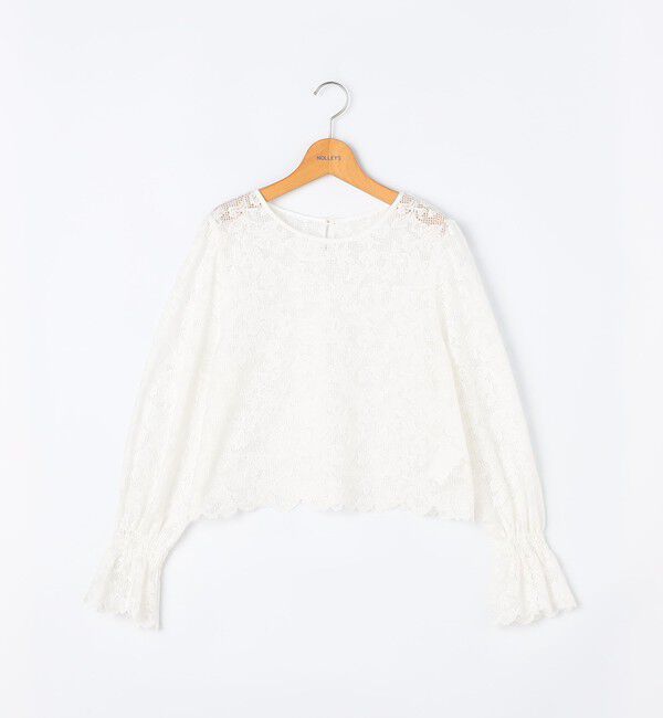 NOLLEY'S「ウォッシャブルレース2WAYブラウス」|シャツ・ブラウス|