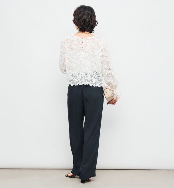 NOLLEY'S「ウォッシャブルレース2WAYブラウス」|シャツ・ブラウス|