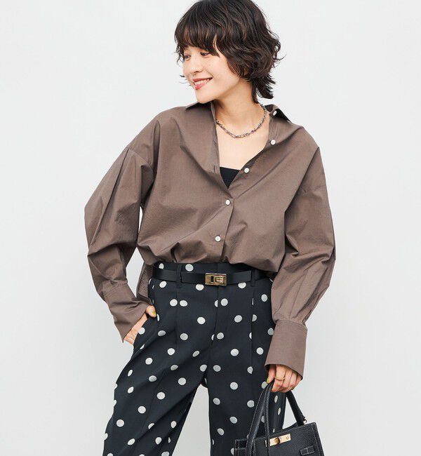 NOLLEY'S「エアリーショートシャツ」|シャツ・ブラウス|