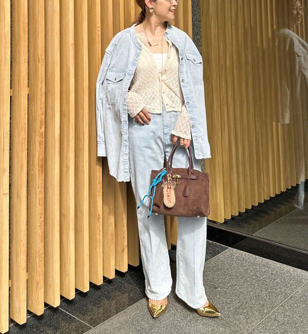 Rie Miller「【RM denim】硫化染コーデュロイシャツジャケット」|シャツ・ブラウス|