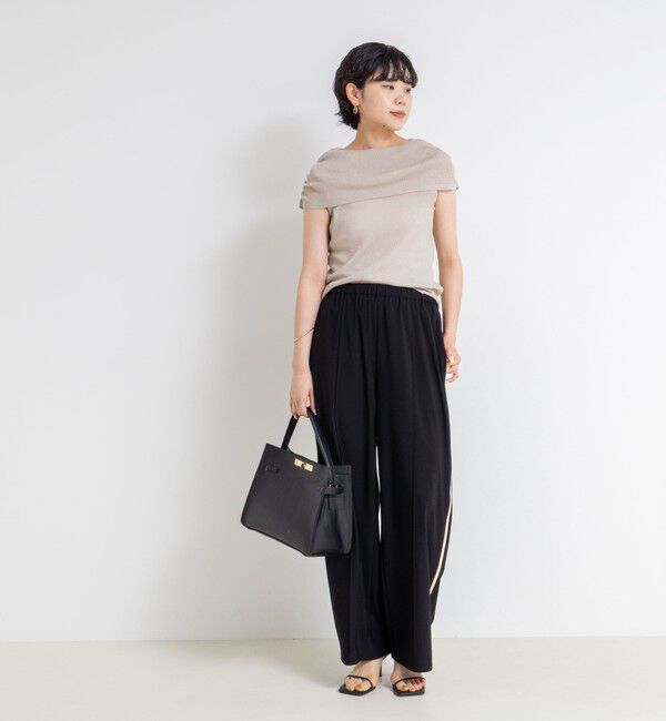 NOLLEY'S sophi「ウォッシャブルサイドライントリコットパンツ」|その他|