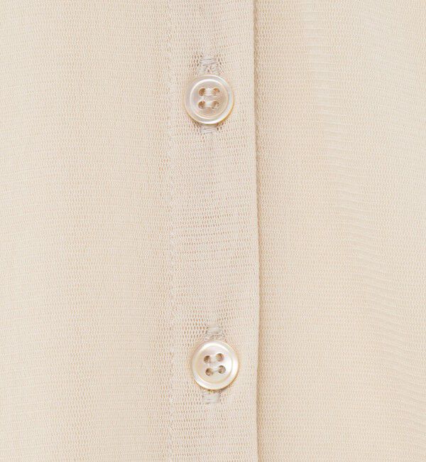 NOLLEY'S「チュール衿付きカットカーディガン」|カーディガン|