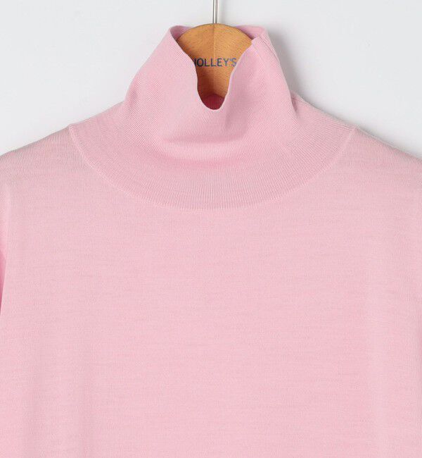 NOLLEY'S「《手洗い可能》《アンサンブル対応》18G天竺ハイネックプルオーバーニット」|ニット・セーター|