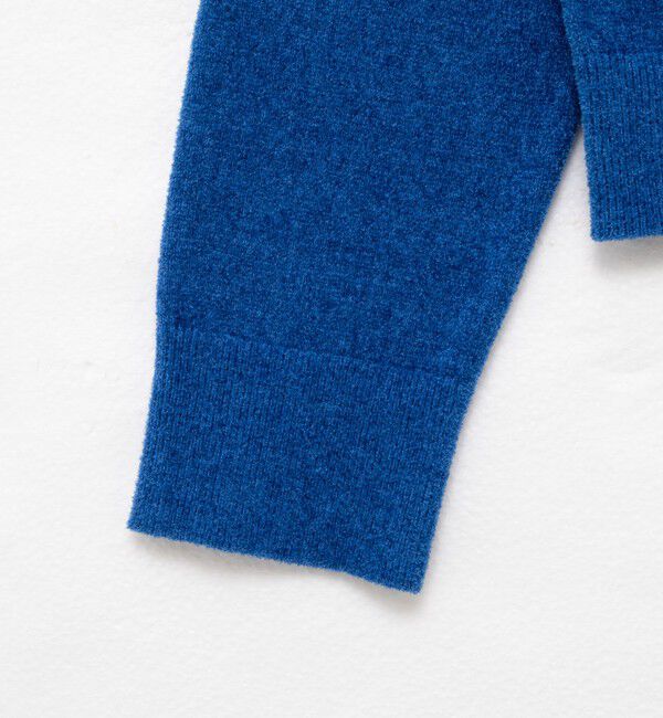 Rie Miller「《手洗い可能》《アンサンブル対応》モールヤーンクルーネックカーディガン」|カーディガン|