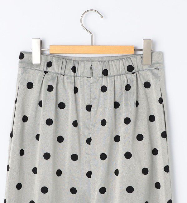 NOLLEY'S「ウォッシャブルストレッチドットジャガードタイトスカート」|タイト|