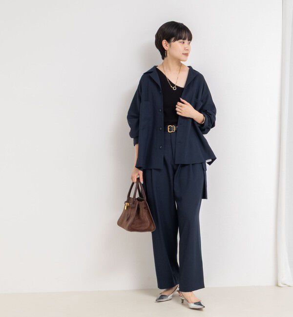 Rie Miller「《セットアップ対応》ウォッシャブルソフトカーゴパンツ」|カーゴ|