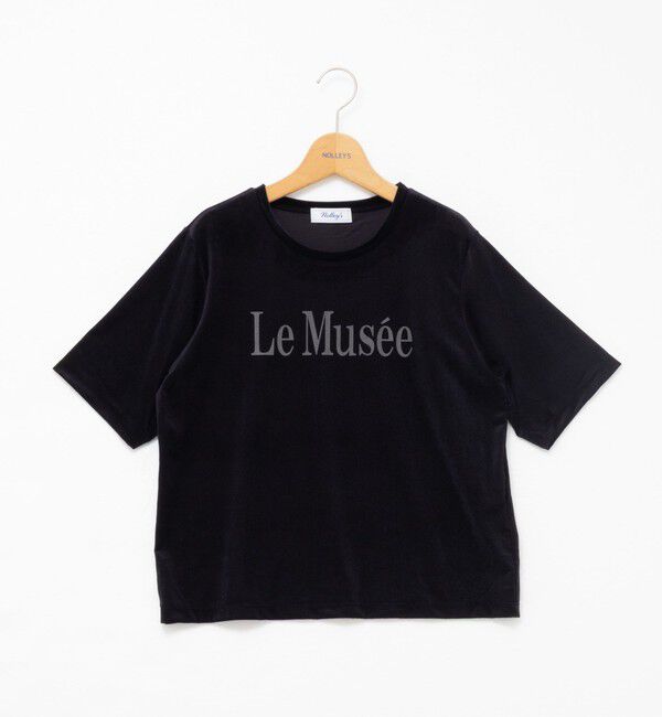 NOLLEY'S「シアートリコットベロアプリントTシャツ」|Tシャツ・カットソー|