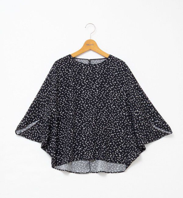 NOLLEY'S「ウォッシャブルバックサテンコクーンブラウス」|シャツ・ブラウス|