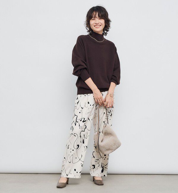 NOLLEY'S「12Gオルティアハイネックプルオーバーニット」|ニット・セーター|