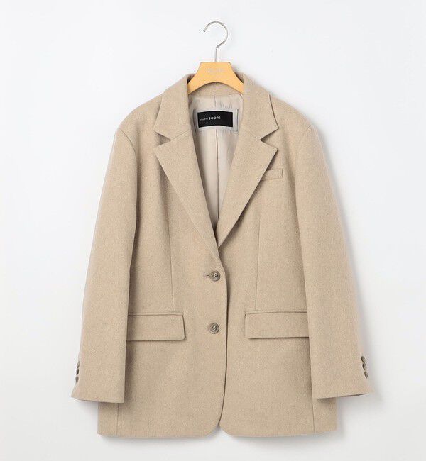 NOLLEY'S sophi「ショートビーバーテーラードジャケット」|テーラードジャケット|