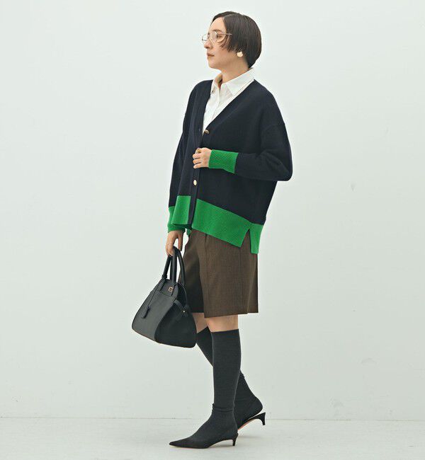 NOLLEY'S「5GノアリスゆったりVネックカーディガン」|カーディガン|