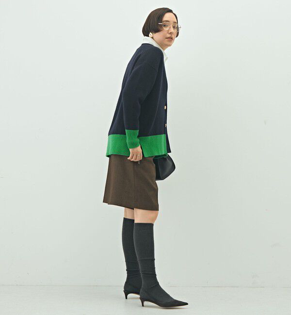 NOLLEY'S「5GノアリスゆったりVネックカーディガン」|カーディガン|