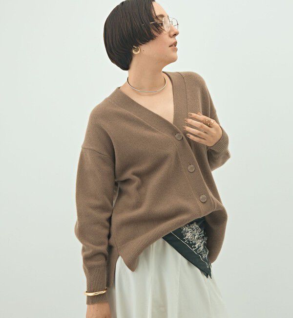 NOLLEY'S「5GノアリスゆったりVネックカーディガン」|カーディガン|