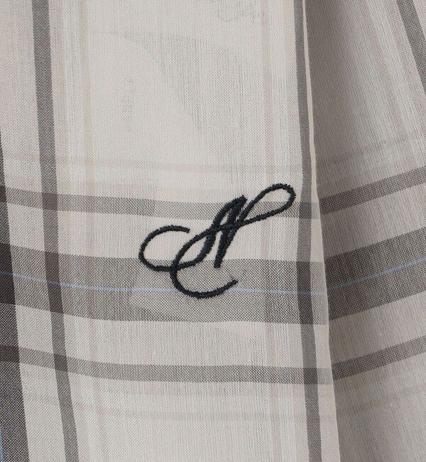 NOLLEY'S「ウォッシャブルリボン付きチェックシャツ」|シャツ・ブラウス|