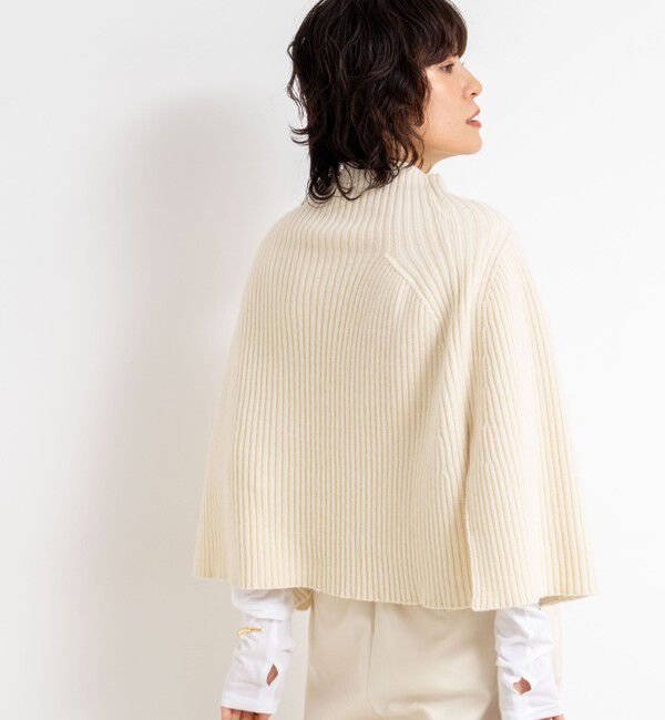 NOLLEY'S「《手洗い可能》2WAYニットポンチョ」|ニット・セーター|