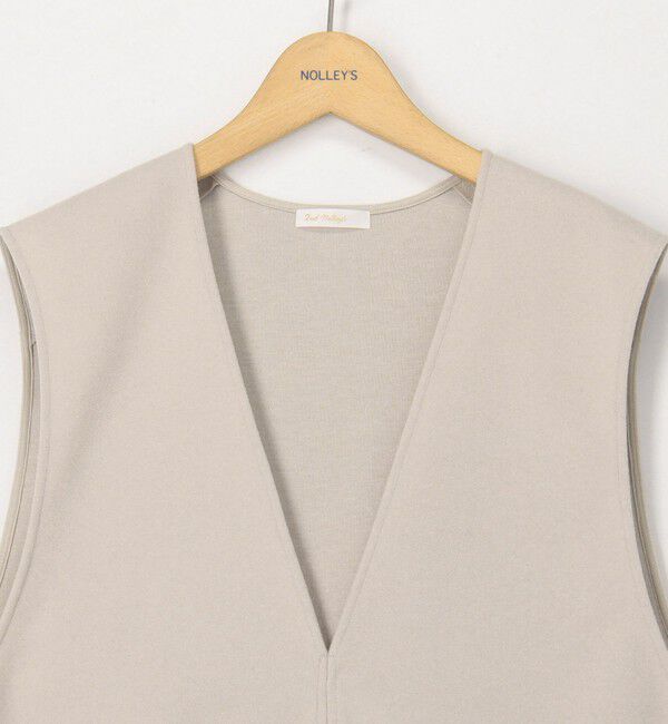 NOLLEY'S「ウォッシャブルストレッチジャージベスト」|ベスト・ジレ|