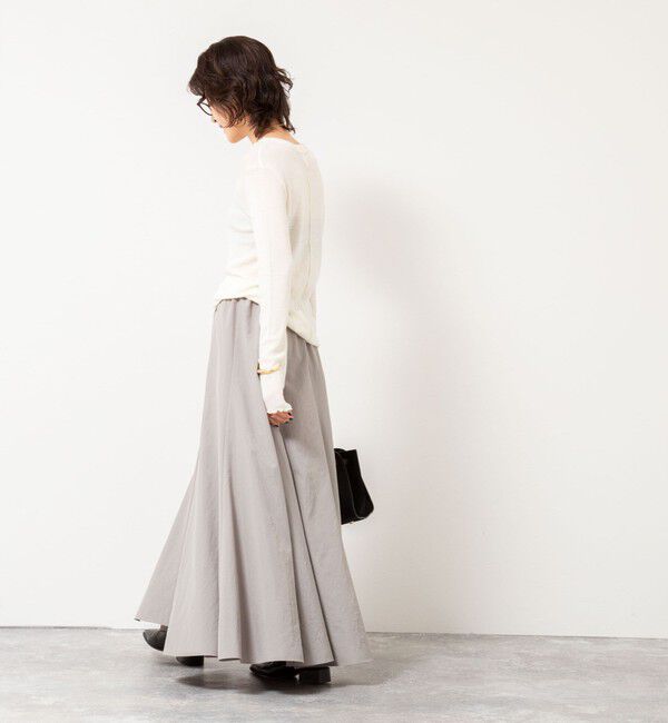 NOLLEY'S「MY STANDARD ウォッシャブルリブクルーネックロンT」|Tシャツ・カットソー|