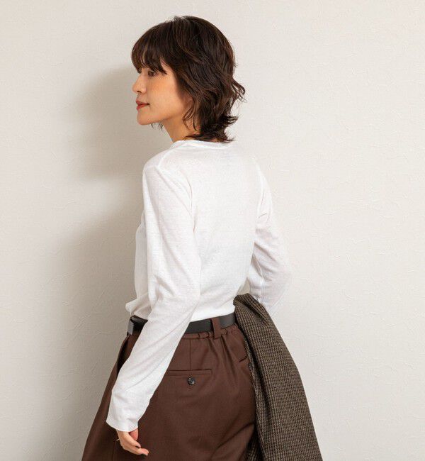 MAQWEL「【MAQWEL/マクウェル】MARUDOロングスリーブTee」|Tシャツ・カットソー|