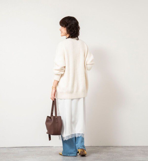 NOLLEY'S sophi「カシミヤ混ヘアリーVネックカーディガン」|カーディガン|