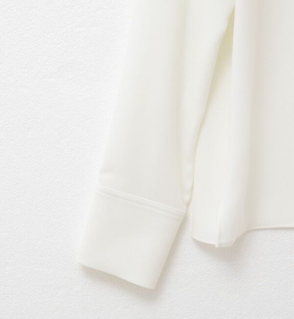 NOLLEY'S sophi「ウォッシャブルストレッチバックサテンボウタイブラウス」|シャツ・ブラウス|