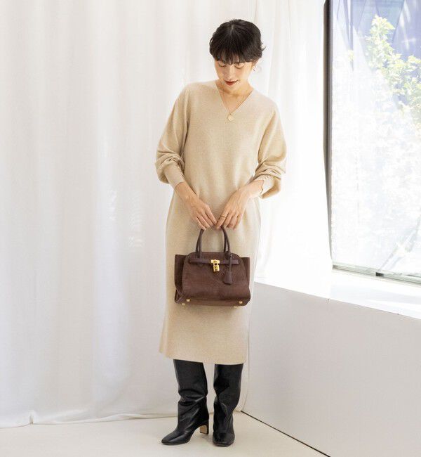 NOLLEY'S sophi「◇【WEB限定】ウォッシャブルラメ総針Vネックコクーンワンピース」|ワンピース|