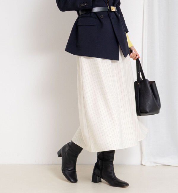 NOLLEY'S「《セットアップ対応》ウォッシャブルウール調フレアスカート」|フレア|