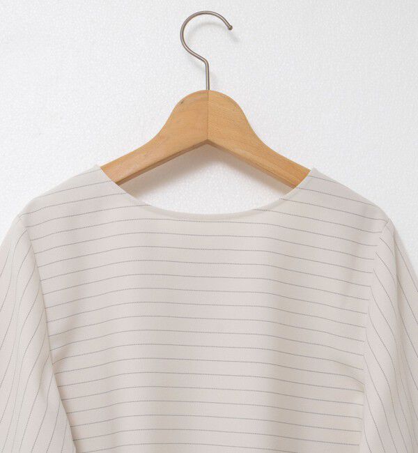 NOLLEY'S「《セットアップ対応》ウォッシャブルウール調2WAYフリルブラウス」|シャツ・ブラウス|