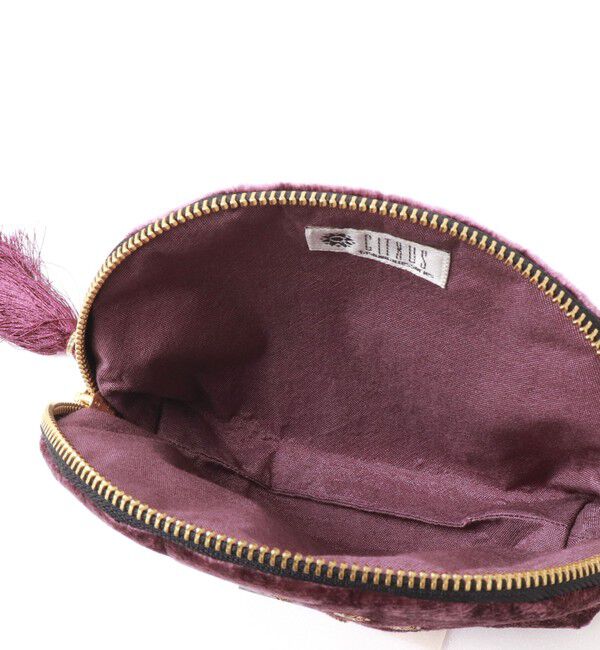 NOLLEY'S「【CITRUS/シトラス】 Nベロアポーチ」|ポーチ|