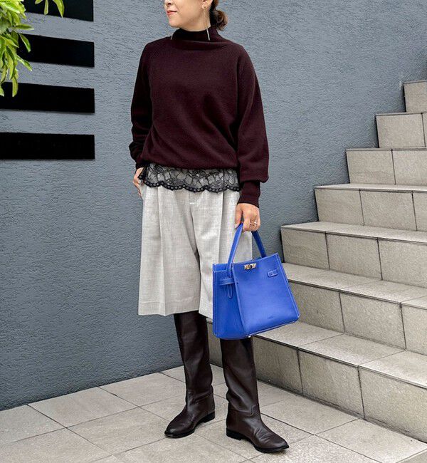 Rie Miller「ウォッシャブル2タックハーフパンツ」|その他|