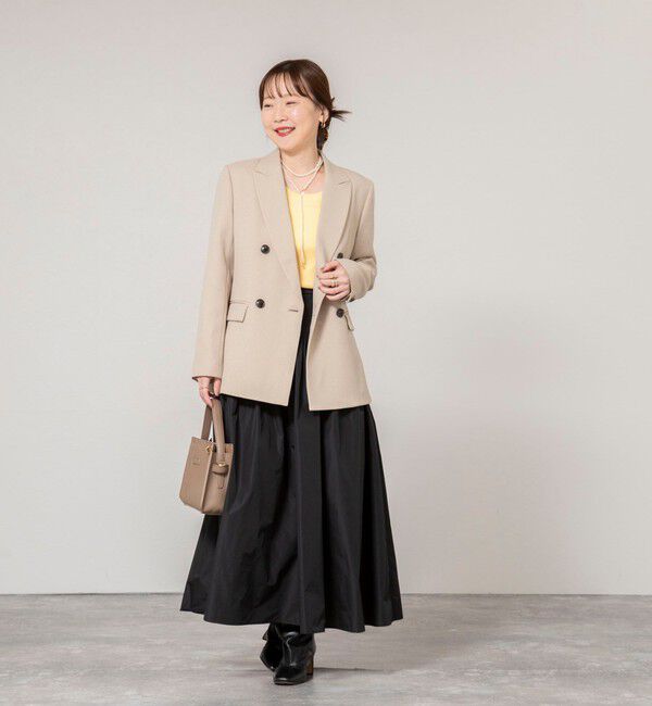 NOLLEY'S sophi「ウォッシャブルメモリータフタロングスカート」|スカート|