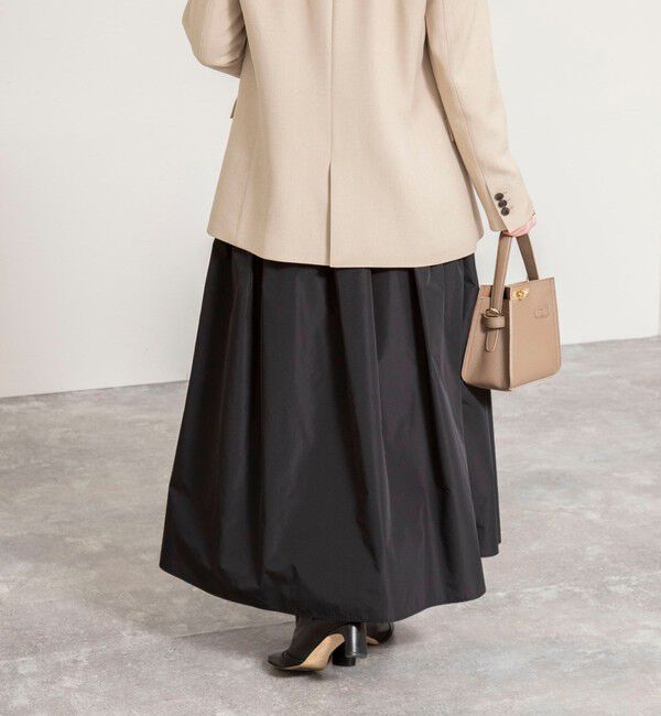 NOLLEY'S sophi「ウォッシャブルメモリータフタロングスカート」|スカート|