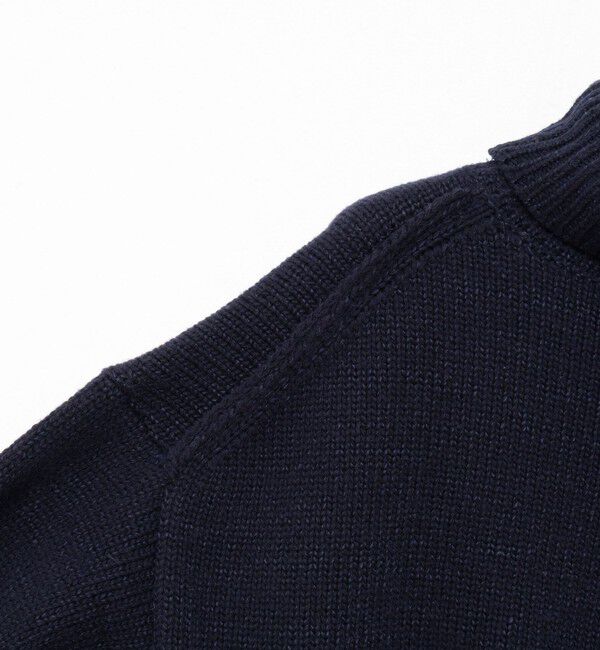 NOLLEY'S sophi「ブライト紡毛サイドジップショート丈タートルネック」|ニット・セーター|