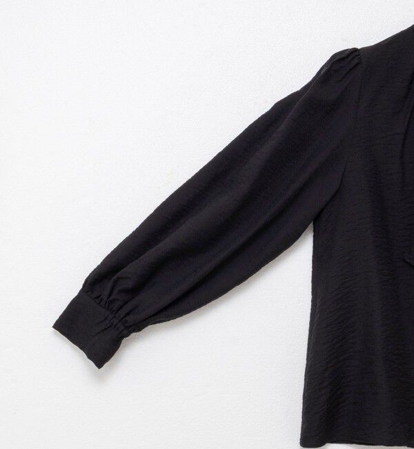 NOLLEY'S「ウォッシャブルシアーボウタイ2WAYブラウス」|シャツ・ブラウス|