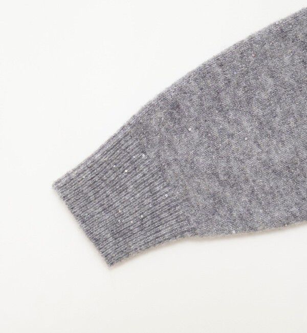 NOLLEY'S sophi「《手洗い可能》モヘヤスパンコールVネックプルオーバー」|ニット・セーター|