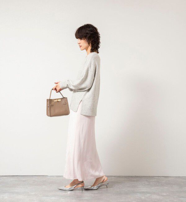 NOLLEY'S sophi「《手洗い可能》モヘヤスパンコールVネックプルオーバー」|ニット・セーター|