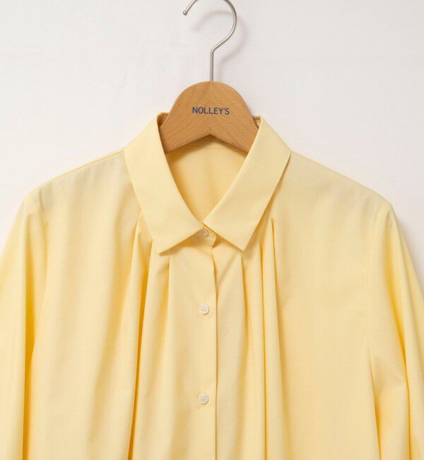 NOLLEY'S「ウォッシャブル袖リボン付きボリュームシャツ」|シャツ・ブラウス|