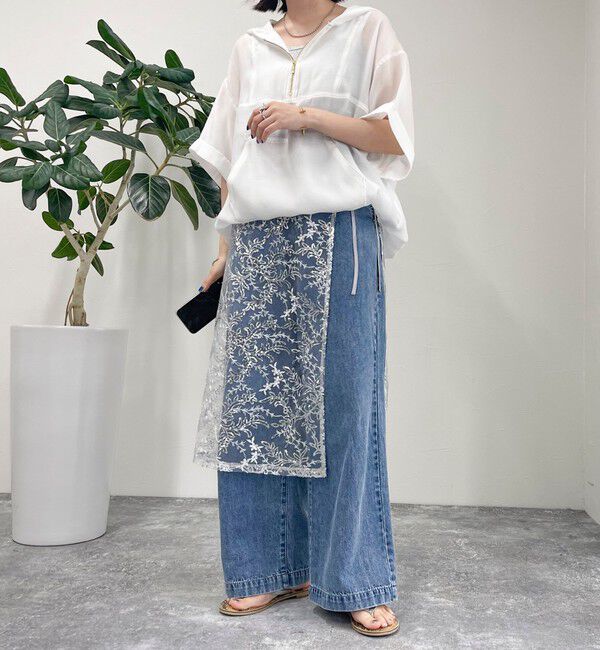 fredy emue「キラキラレイヤードラップスカート」|スカート|