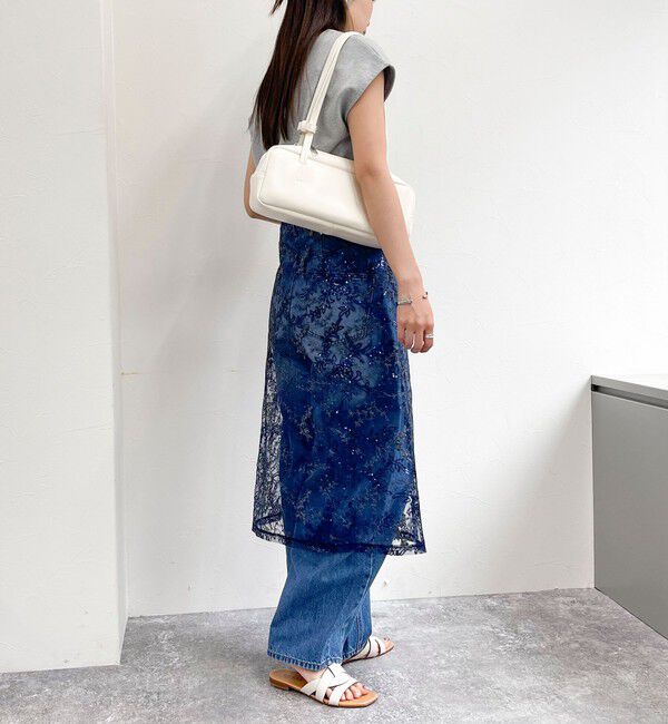 fredy emue「キラキラレイヤードラップスカート」|スカート|