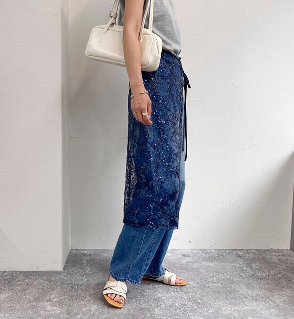 fredy emue「キラキラレイヤードラップスカート」|スカート|