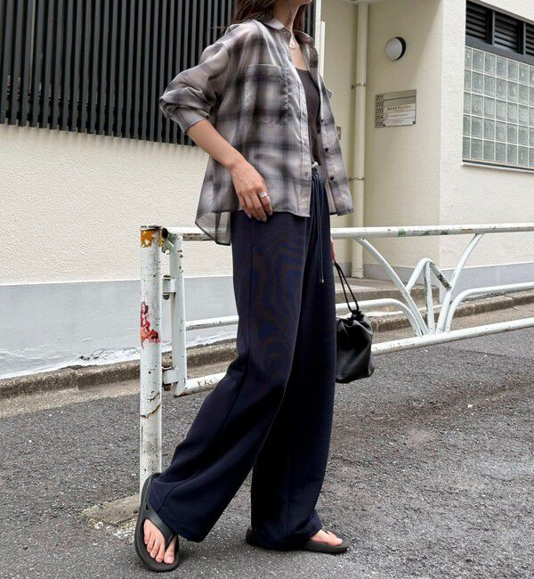 fredy emue「ウエストレイヤードイージーパンツ」|チノ|