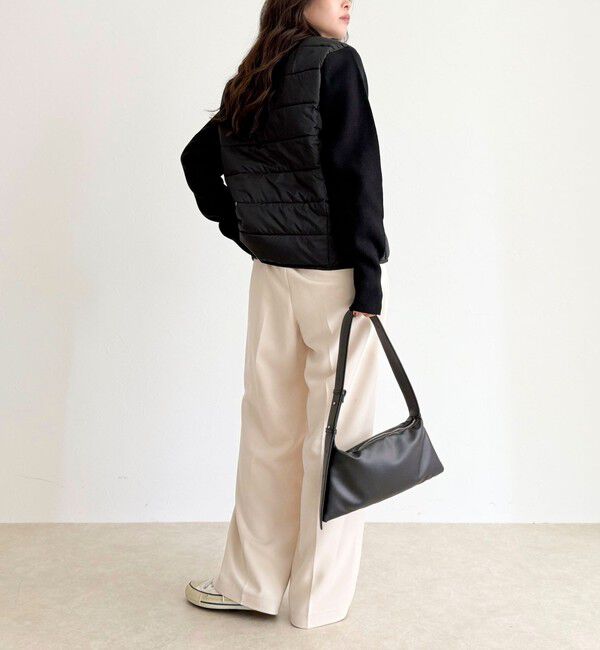 fredy emue「【TAION/タイオン】別注HI NECK DOWN JACKET+SLEEVE KNIT」|ダウン|