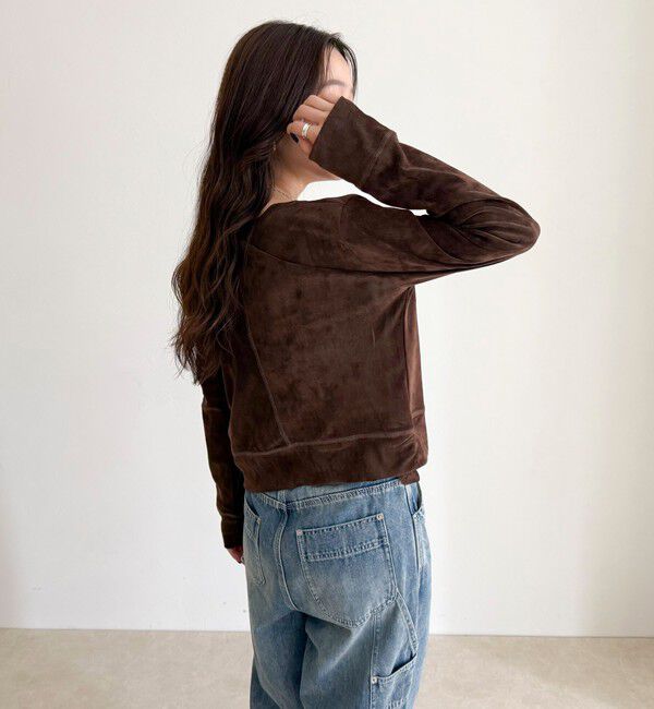 fredy emue「シアーフロッキーコンパクトカーディガン」|カーディガン|