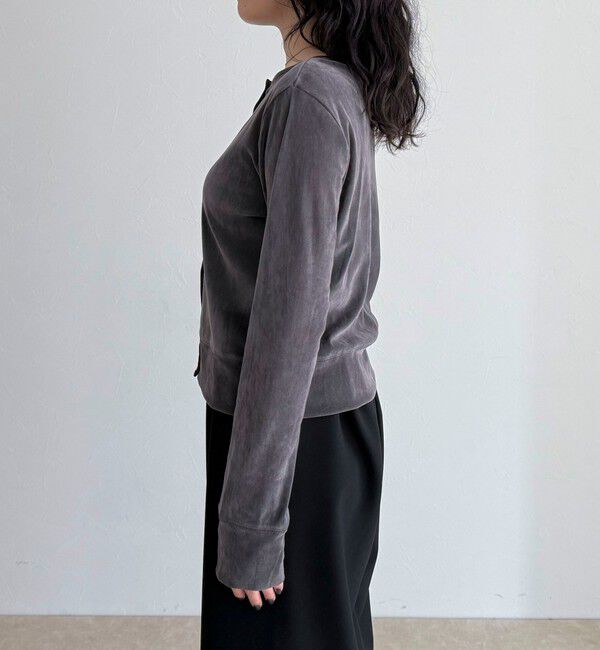 fredy emue「シアーフロッキーコンパクトカーディガン」|カーディガン|