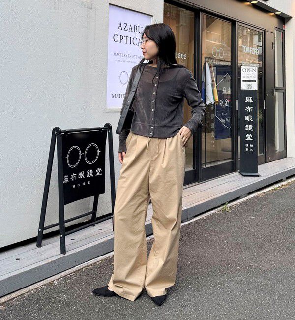 fredy emue「シアーフロッキーコンパクトカーディガン」|カーディガン|