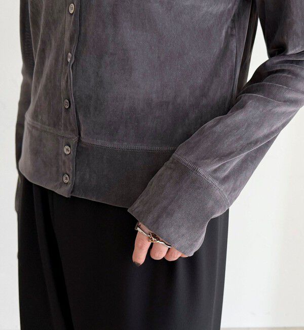 fredy emue「シアーフロッキーコンパクトカーディガン」|カーディガン|