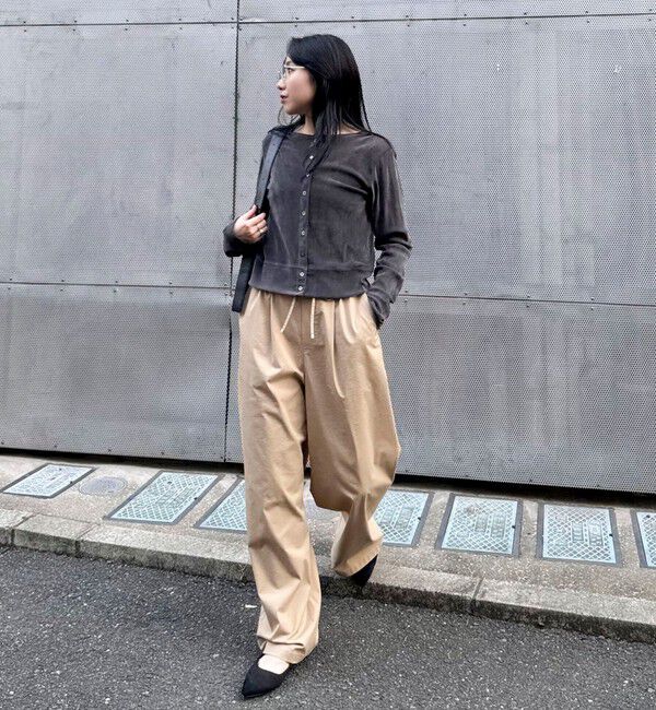 fredy emue「シアーフロッキーコンパクトカーディガン」|カーディガン|