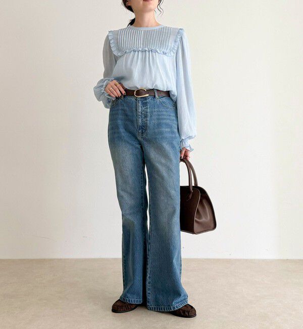 fredy emue「ピンタックギャザーブラウス」|シャツ・ブラウス|