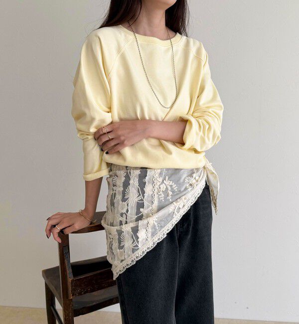 fredy emue「ミニ裏毛クロップドスウェットプルオーバー」|スウェット・ジャージ|