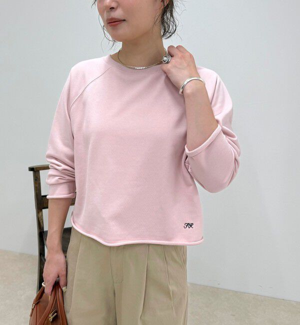 fredy emue「ミニ裏毛クロップドスウェットプルオーバー」|スウェット・ジャージ|