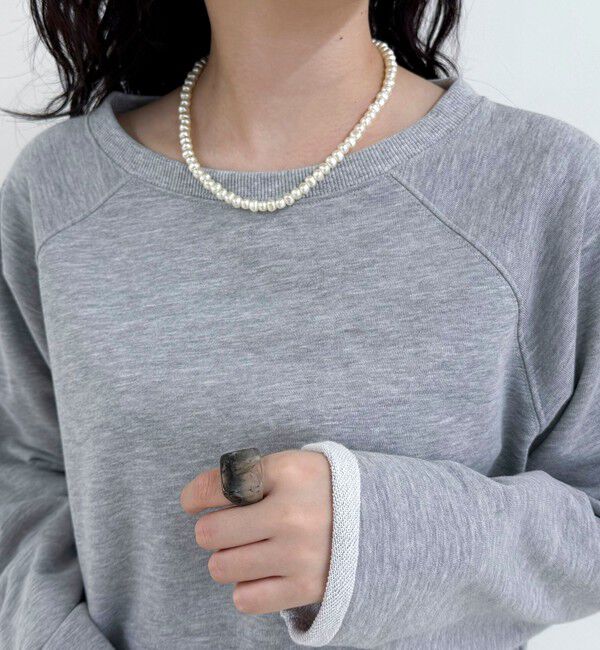 fredy emue「ミニ裏毛クロップドスウェットプルオーバー」|スウェット・ジャージ|